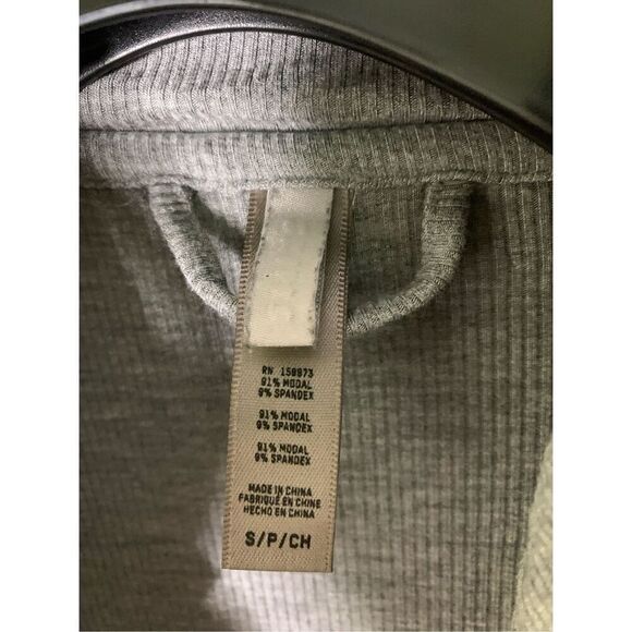 Skims soft lounge sleep shirt gray women's size small - Picture 3 of 3